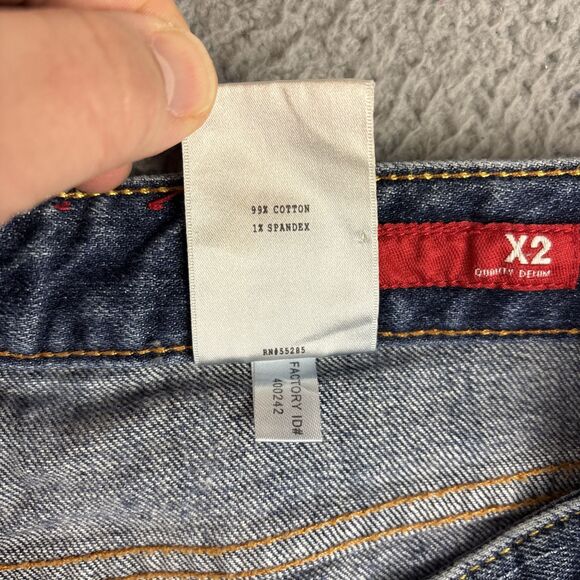 X2 Quality Denim Capri Pants Women’s Size 8 Blue Denim Low Rise - Picture 12 of 12